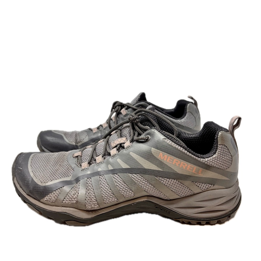 Merrell Siren Edge Q2 Womens Hiking Shoes Grey Peach J46612 Size 10